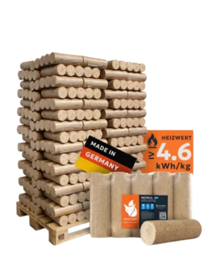 Nestro XL Blue 96×10 kg Weichholz Heizwert : ≥ 4,6 kwh/kg